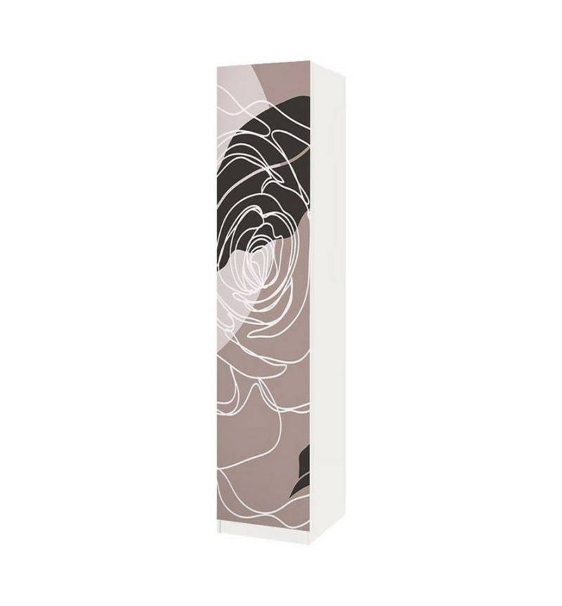 MyMaxxi Möbelfolie Schrankaufkleber Pax Abstraktes Gemälde mit Blumen Möbelfolie Folie von MyMaxxi
