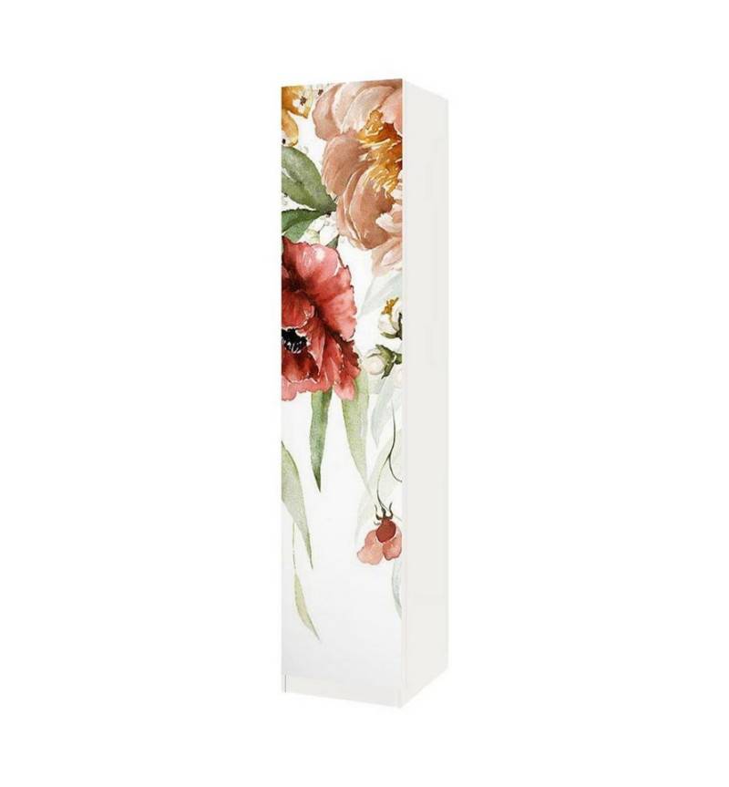 MyMaxxi Möbelfolie Schrankaufkleber Pax Bunte Auswahl an schönen Blumen Möbelfolie Folie von MyMaxxi