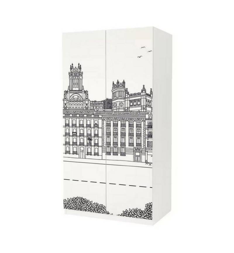 MyMaxxi Möbelfolie Schrankaufkleber Pax Hauptstadt von Spanien Möbelfolie Folie MyMaxxi Möbelfolie Schrankaufkleber Pax Hauptstadt von Spanien Möbelfolie Folie von MyMaxxi