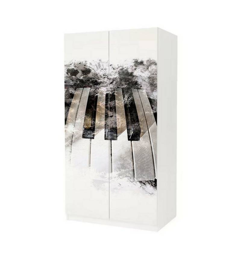 MyMaxxi Möbelfolie Schrankaufkleber Pax Verblassende Klaviertasten Möbelfolie Folie MyMaxxi Möbelfolie Schrankaufkleber Pax Verblassende Klaviertasten Möbelfolie Folie von MyMaxxi