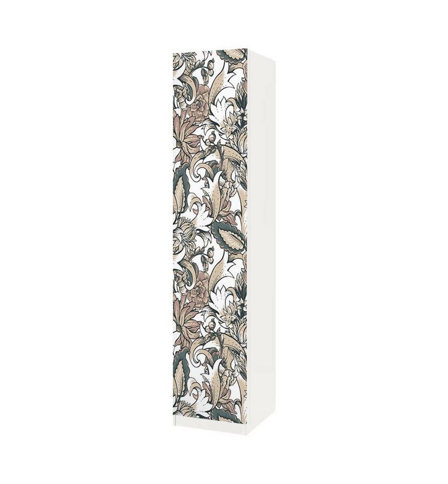 MyMaxxi Möbelfolie Schrankaufkleber Pax Vintage Blumen mit Blatt Möbelfolie Folie MyMaxxi Möbelfolie Schrankaufkleber Pax Vintage Blumen mit Blatt Möbelfolie Folie von MyMaxxi