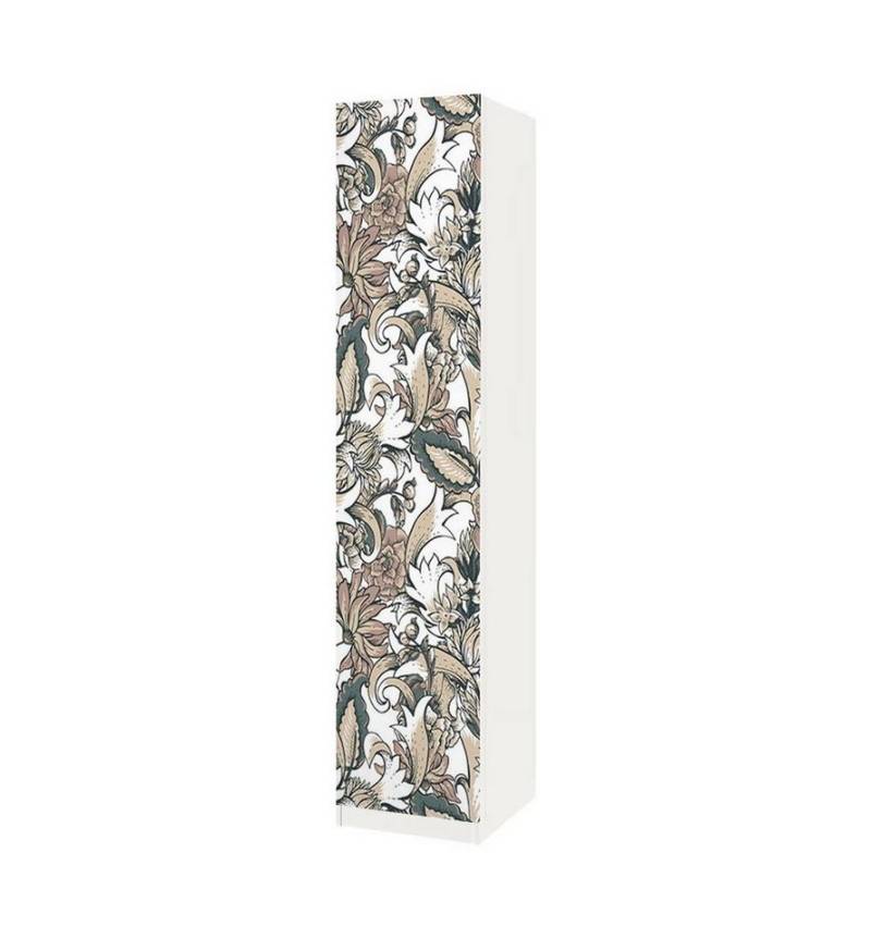 MyMaxxi Möbelfolie Schrankaufkleber Pax Vintage Blumen mit Blatt Möbelfolie Folie von MyMaxxi