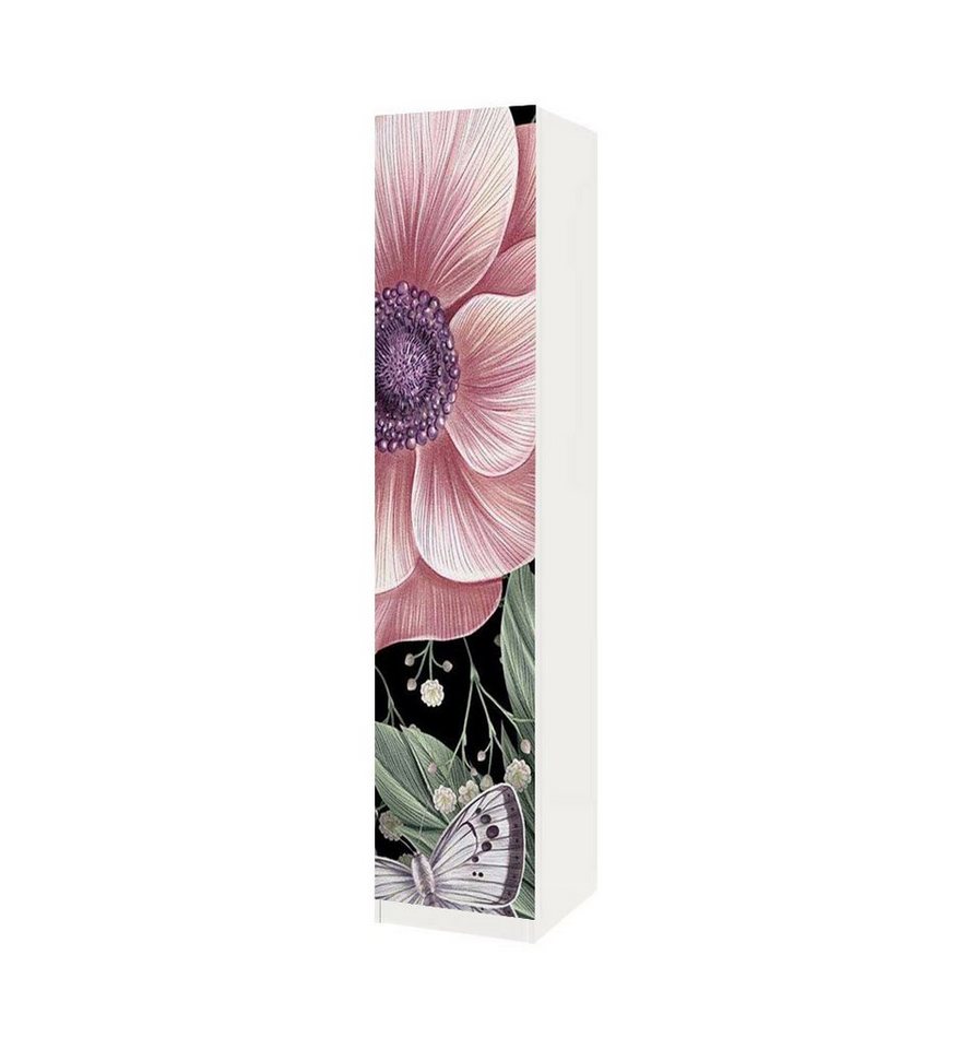 MyMaxxi Möbelfolie Schrankaufkleber Pax blühende Blume mit Schmetterlingen Möbelfolie MyMaxxi Möbelfolie Schrankaufkleber Pax blühende Blume mit Schmetterlingen Möbelfolie von MyMaxxi