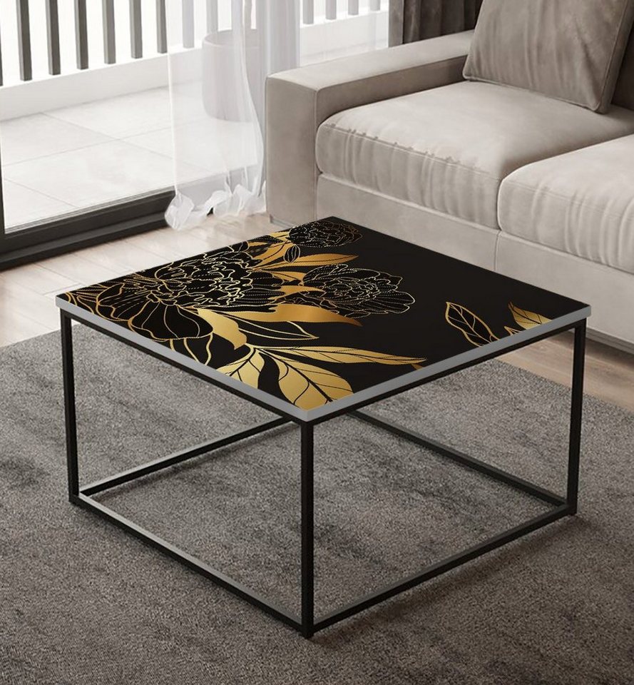 MyMaxxi Möbelfolie Tischfolie Gemalte Blumen in schwarz Bubblefree selbstklebend Folie, (Blumen schwarz gold, 1St.}, Klebefolie passend geschnitten und gerollt), Selbstklebend MyMaxxi Möbelfolie Tischfolie Gemalte Blumen in schwarz Bubblefree selbstklebend Folie, (Blumen schwarz gold, 1St.}, Klebefolie passend geschnitten und gerollt), Selbstklebend von MyMaxxi
