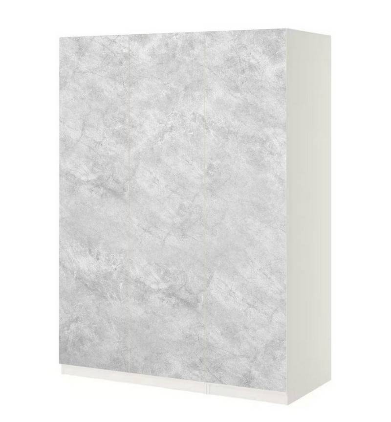 MyMaxxi Möbelfolie Schrankaufkleber Pax Beton in Marmor Optik Klebefolie Möbelfolie Folie, (3St.}, Ein Aufkleber je Schranktür), Selbstklebend, rückstandsfrei ablösbar von MyMaxxi