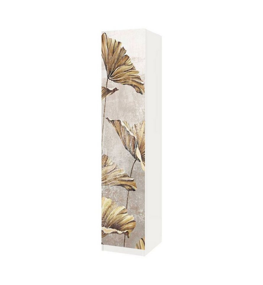 MyMaxxi Möbelfolie Schrankaufkleber Pax Blumen Malerei gold Klebefolie Möbelfolie Folie MyMaxxi Möbelfolie Schrankaufkleber Pax Blumen Malerei gold Klebefolie Möbelfolie Folie von MyMaxxi