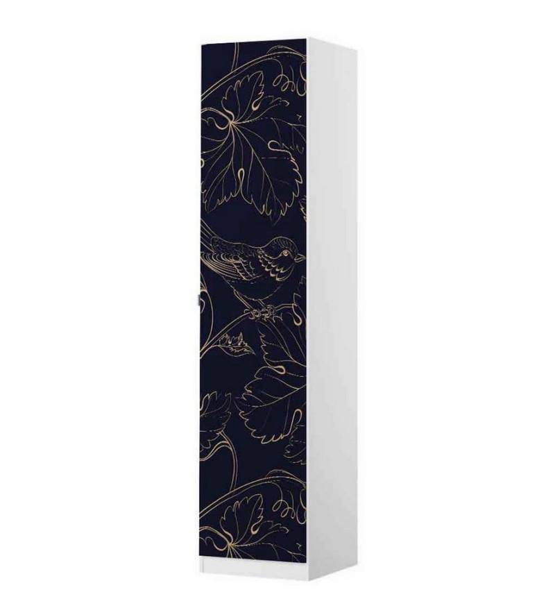 MyMaxxi Möbelfolie Schrankaufkleber Pax Goldene Vögel Klebefolie Möbelfolie Folie, (Goldbirds, 1St.}, Ein Aufkleber je Schranktür), Selbstklebend von MyMaxxi
