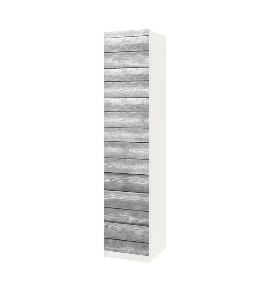 MyMaxxi Möbelfolie Schrankaufkleber Pax Vintage helles Holz Textur Möbelfolie Folie, (1St.}, Ein Aufkleber je Schranktür), Selbstklebend, rückstandsfrei ablösbar von MyMaxxi