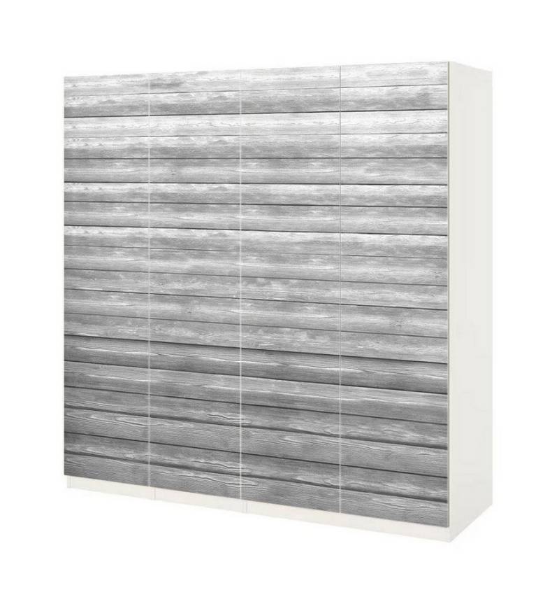 MyMaxxi Möbelfolie Schrankaufkleber Pax Vintage helles Holz Textur Möbelfolie Folie, (4St.}, Ein Aufkleber je Schranktür), Selbstklebend, rückstandsfrei ablösbar von MyMaxxi
