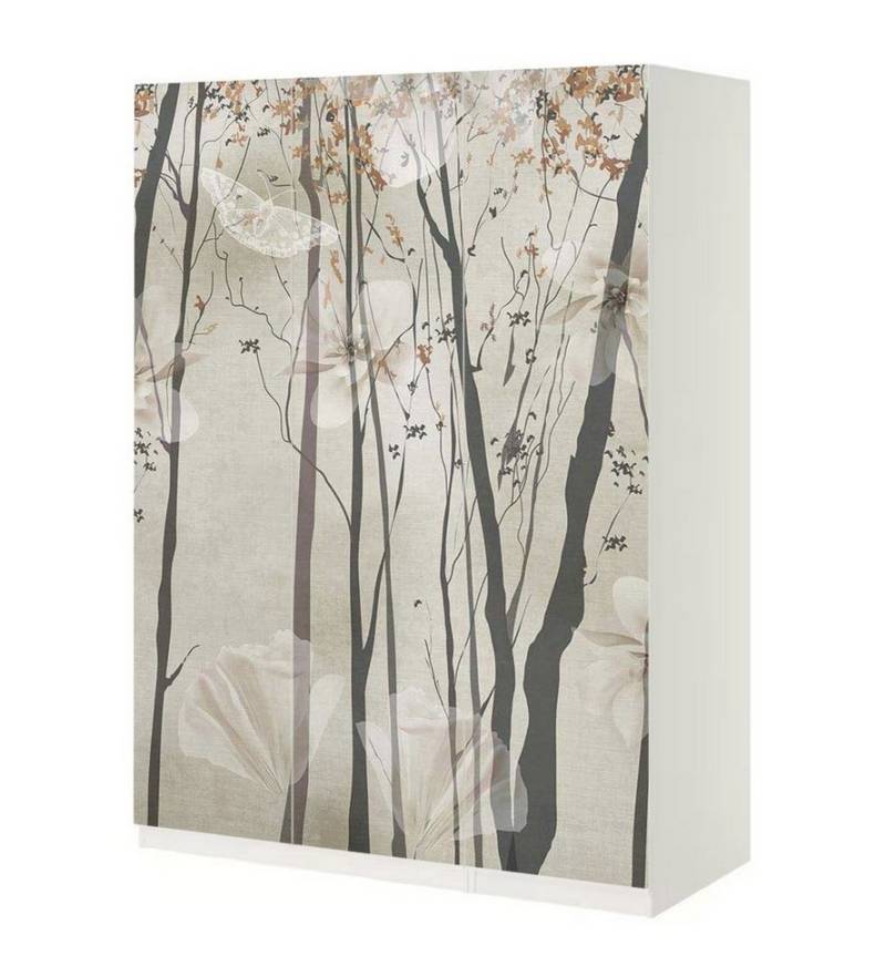 MyMaxxi Möbelfolie Schrankaufkleber Pax Wald im Herbst Klebefolie Möbelfolie Folie, (Wald Herbst, 3St.}, Ein Aufkleber je Schranktür), Selbstklebend von MyMaxxi