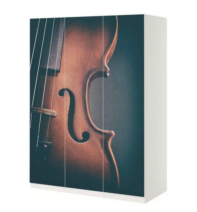 MyMaxxi Möbelfolie Schrankaufkleber Pax halbe Violine seitlich Möbelfolie Folie, (halbe Violine, 3St.}, Ein Aufkleber je Schranktür), Selbstklebend von MyMaxxi