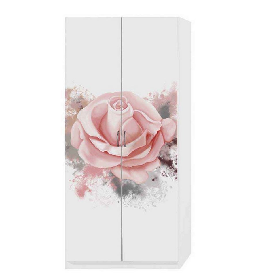 MyMaxxi Möbelfolie Schrankaufkleber Pax pinke Blume Klebefolie Möbelfolie Folie MyMaxxi Möbelfolie Schrankaufkleber Pax pinke Blume Klebefolie Möbelfolie Folie von MyMaxxi