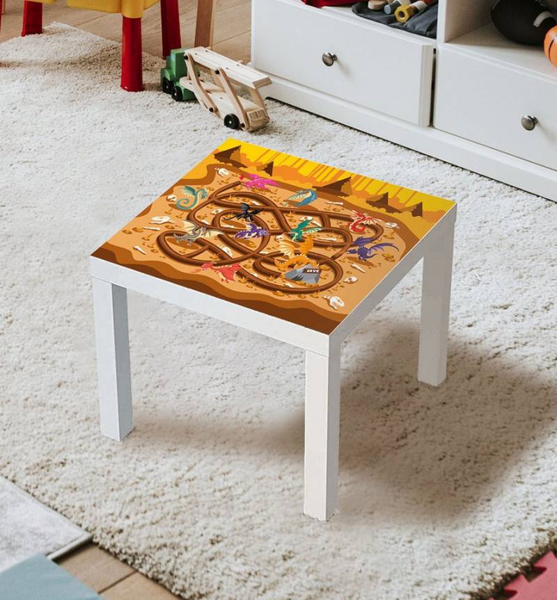 MyMaxxi Möbelfolie Spieletisch Drachen Klebefolie Möbelfolie Folie, (Klebefolie Spieltisch Bubblefree aufgerollt) von MyMaxxi