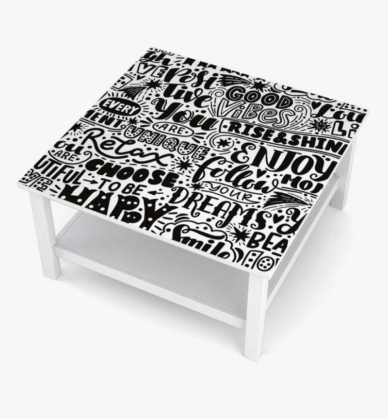 MyMaxxi Möbelfolie Tischfolie Typographie Bubblefree selbstklebend Folie MyMaxxi Möbelfolie Tischfolie Typographie Bubblefree selbstklebend Folie von MyMaxxi