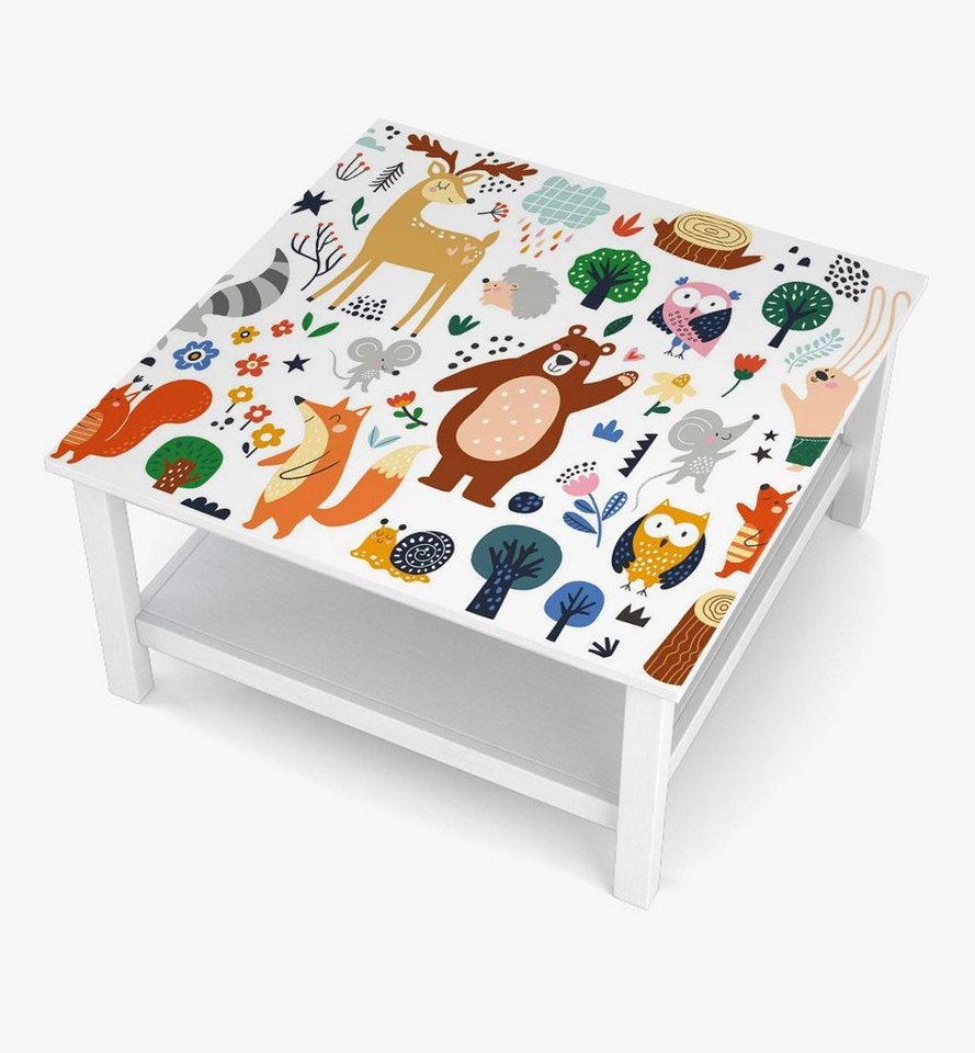 MyMaxxi Möbelfolie Tischfolie Waldbewohner Bubblefree selbstklebend Folie von MyMaxxi