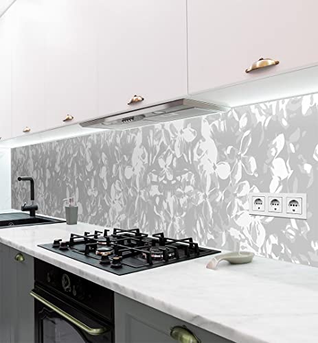 MyMaxxi - Selbstklebende Küchenrückwand Folie ohne Bohren - Motiv Struktur 01 60cm hoch - Klebefolie Wandbild Küche - Wand-Deko – Pflanzen Natur 220 x 60cm von MyMaxxi
