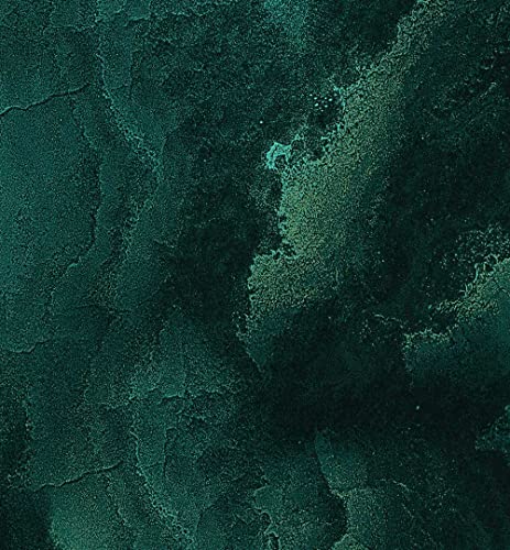 MyMaxxi - Selbstklebende Küchenrückwand Folie ohne Bohren - Motiv Marmor mit Wellen grün 60cm hoch - Klebefolie Wandbild Küche - Wand-Deko – Steine Mauer Farbverlauf Mauerziegel 80 x 60cm von MyMaxxi