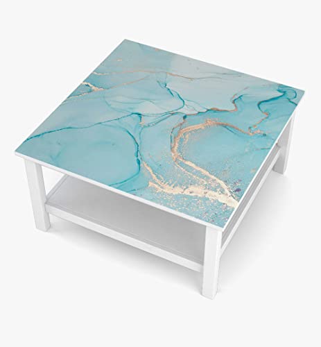 MyMaxxi - Selbstklebende Tischfolie Marmor Eisplatten blau kompatibel mit IKEA Lacktisch Steine Mauer Farbverlauf Mauerziegel Möbelfolie Aufkleber - blasenfrei zu verkleben, 55 x 55cm MyMaxxi - Selbstklebende Tischfolie Marmor Eisplatten blau kompatibel mit IKEA Lacktisch Steine Mauer Farbverlauf Mauerziegel Möbelfolie Aufkleber - blasenfrei zu verkleben, 55 x 55cm von MyMaxxi