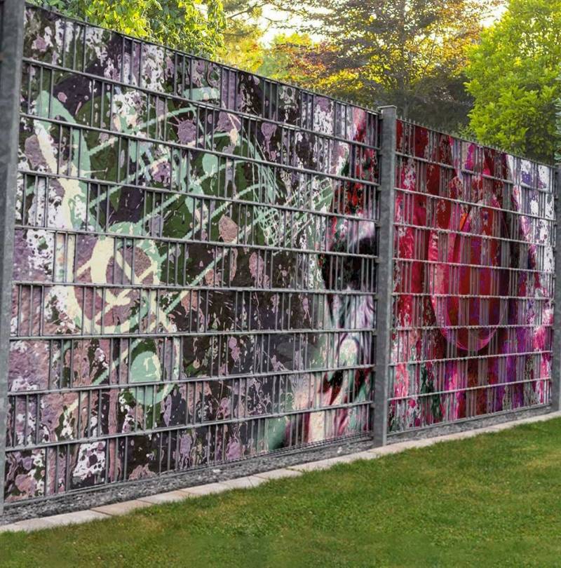 MyMaxxi Sichtschutzstreifen Sichtschutzstreifen Gorilla Musik Sichtschutz Garten Zaun, (Gorilla Musik) von MyMaxxi