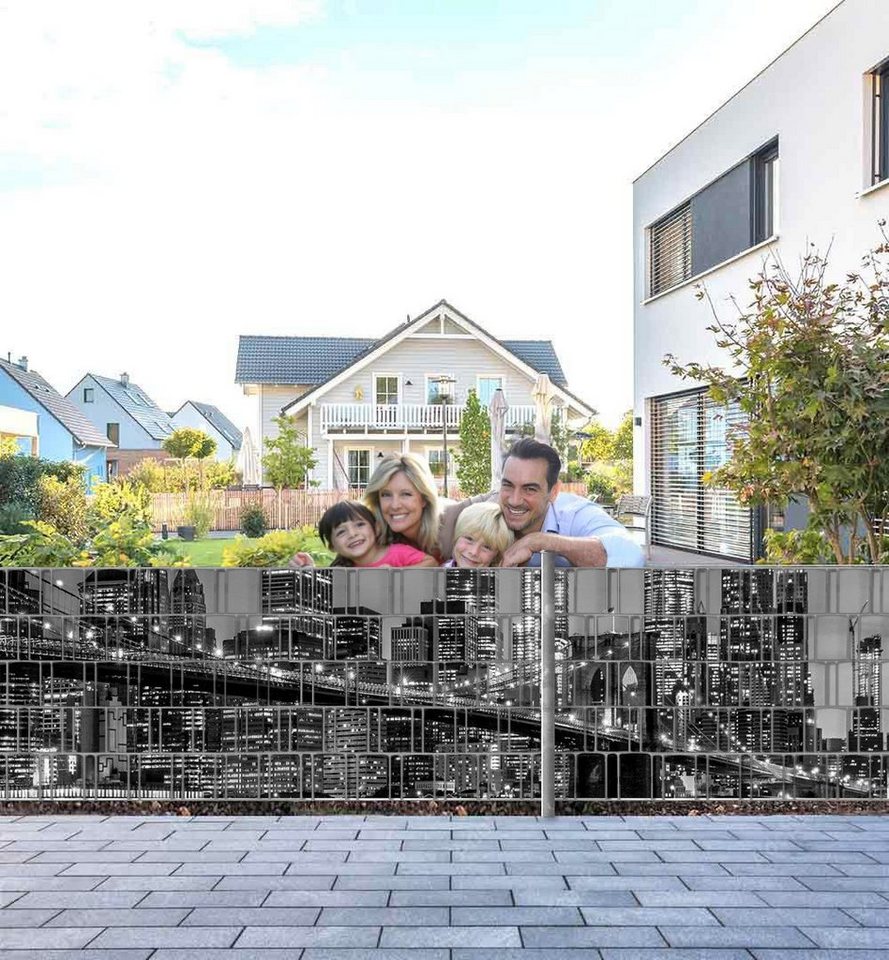 MyMaxxi Sichtschutzstreifen Sichtschutzstreifen New York bei Nacht Sichtschutz Garten Zaun MyMaxxi Sichtschutzstreifen Sichtschutzstreifen New York bei Nacht Sichtschutz Garten Zaun von MyMaxxi