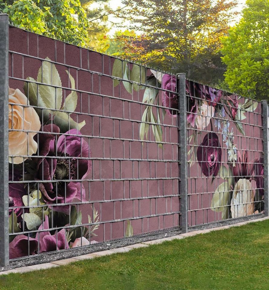 MyMaxxi Sichtschutzstreifen Sichtschutzstreifen Purpur blühende Blumen Sichtschutz Garten Zaun, (Purpur blühende Blumen) MyMaxxi Sichtschutzstreifen Sichtschutzstreifen Purpur blühende Blumen Sichtschutz Garten Zaun, (Purpur blühende Blumen) von MyMaxxi