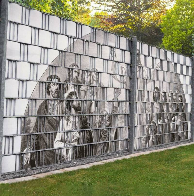 MyMaxxi Sichtschutzstreifen Sichtschutzstreifen Spiritueller Heiliger Sichtschutz Garten Zaun, (Spiritueller Heiliger) von MyMaxxi