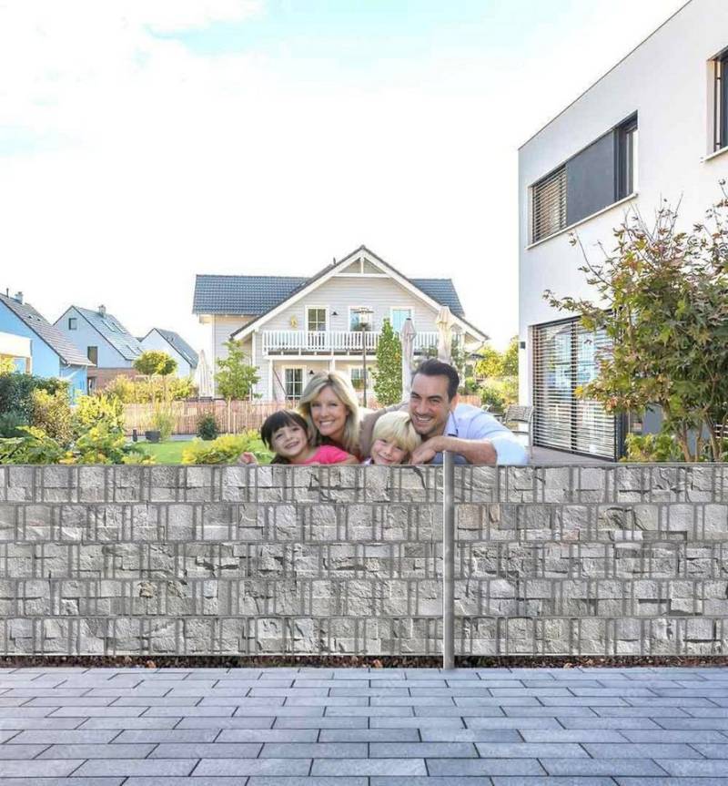 MyMaxxi Sichtschutzstreifen Sichtschutzstreifen Steinwand hellgrau Sichtschutz Garten Zaun, (Steinwand hellgrau) MyMaxxi Sichtschutzstreifen Sichtschutzstreifen Steinwand hellgrau Sichtschutz Garten Zaun, (Steinwand hellgrau) von MyMaxxi