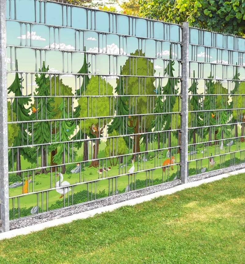 MyMaxxi Sichtschutzstreifen Sichtschutzstreifen Wald Sichtschutz Garten Zaun, (Wald) MyMaxxi Sichtschutzstreifen Sichtschutzstreifen Wald Sichtschutz Garten Zaun, (Wald) von MyMaxxi