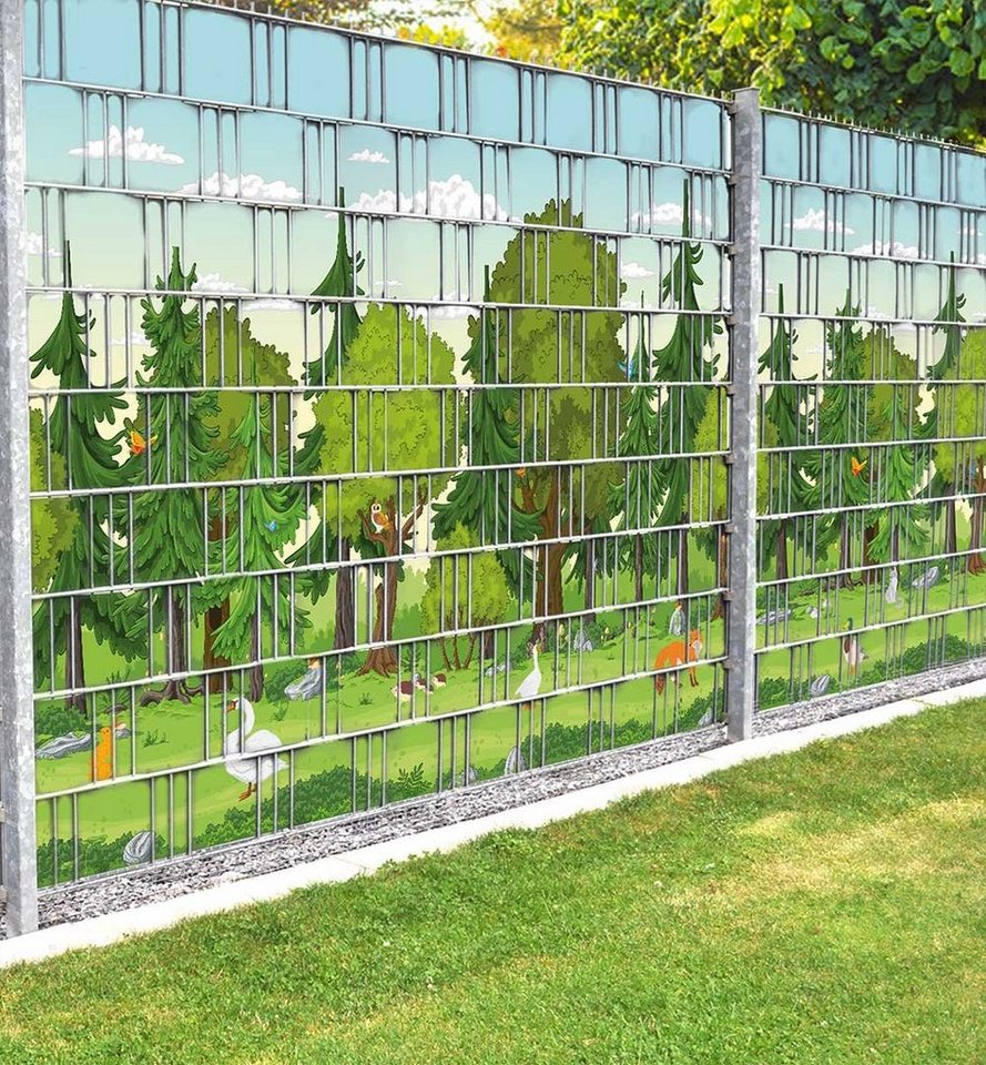 MyMaxxi Sichtschutzstreifen Sichtschutzstreifen Wald Sichtschutz Garten Zaun, (Wald) MyMaxxi Sichtschutzstreifen Sichtschutzstreifen Wald Sichtschutz Garten Zaun, (Wald) von MyMaxxi