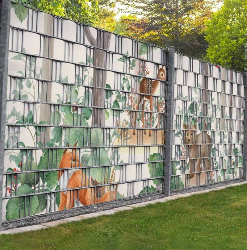 MyMaxxi Sichtschutzstreifen Sichtschutzstreifen Waldtier Zeichnung Sichtschutz Garten Zaun, (Waldtier Zeichnung) MyMaxxi Sichtschutzstreifen Sichtschutzstreifen Waldtier Zeichnung Sichtschutz Garten Zaun, (Waldtier Zeichnung) von MyMaxxi
