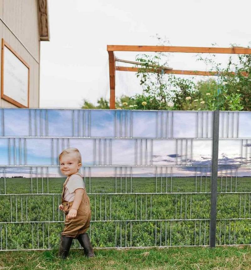MyMaxxi Sichtschutzstreifen Sichtschutzstreifen grüne Wiese Sichtschutz Garten Zaun, (Seamless) von MyMaxxi