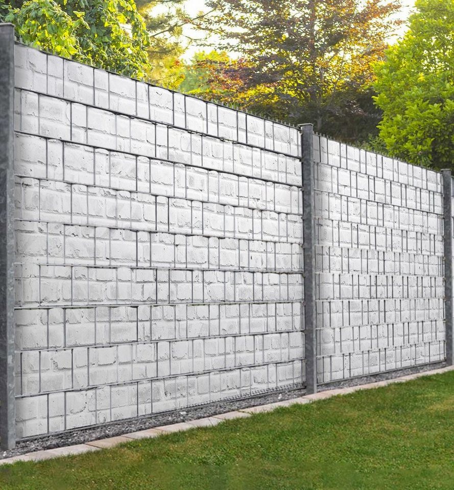 MyMaxxi Sichtschutzstreifen Sichtschutzstreifen helle Ziegelsteine weiß Sichtschutz Garten Zaun, (helle Ziegelsteine weiss) MyMaxxi Sichtschutzstreifen Sichtschutzstreifen helle Ziegelsteine weiß Sichtschutz Garten Zaun, (helle Ziegelsteine weiss) von MyMaxxi