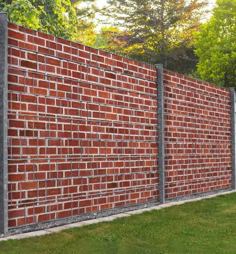 MyMaxxi Sichtschutzstreifen Zaunsichtschutz rote Ziegelsteine verwaschen Sichtschutz Garten Zaun MyMaxxi Sichtschutzstreifen Zaunsichtschutz rote Ziegelsteine verwaschen Sichtschutz Garten Zaun von MyMaxxi