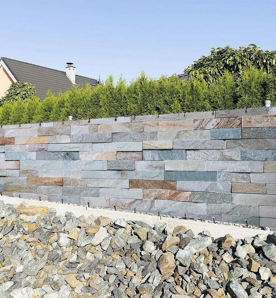 MyMaxxi Sichtschutzzaunmatten Zaunbanner Blaue Steinmauer Sichtschutz Garten Zaun, (Bambus grün) MyMaxxi Sichtschutzzaunmatten Zaunbanner Blaue Steinmauer Sichtschutz Garten Zaun, (Bambus grün) von MyMaxxi