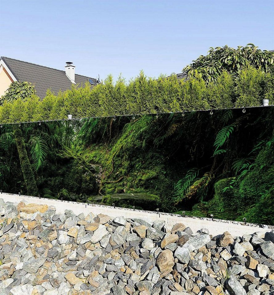 MyMaxxi Sichtschutzzaunmatten Zaunbanner Zugewachsener Wald Sichtschutz Garten Zaun, (Bambus grün) MyMaxxi Sichtschutzzaunmatten Zaunbanner Zugewachsener Wald Sichtschutz Garten Zaun, (Bambus grün) von MyMaxxi