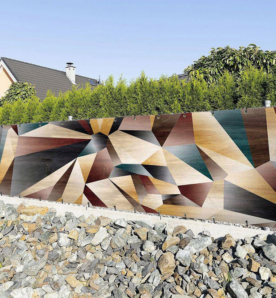 MyMaxxi Sichtschutzzaunmatten Zaunbanner Abstrakte Formen in Holz Farben Sichtschutz Garten Zaun MyMaxxi Sichtschutzzaunmatten Zaunbanner Abstrakte Formen in Holz Farben Sichtschutz Garten Zaun von MyMaxxi