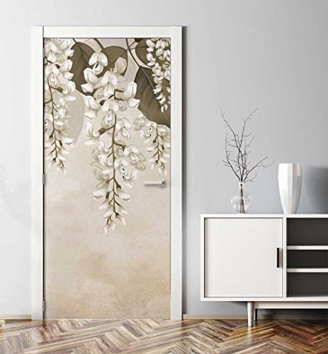 MyMaxxi - Tür bekleben mit Türtapete Türposter Türfolie Selbstklebend 90x200 blühende Blüte weiß - Tür verschönern Türaufkleber Türklebefolie Blume Frühling weiß MyMaxxi - Tür bekleben mit Türtapete Türposter Türfolie Selbstklebend 90x200 blühende Blüte weiß - Tür verschönern Türaufkleber Türklebefolie Blume Frühling weiß von MyMaxxi