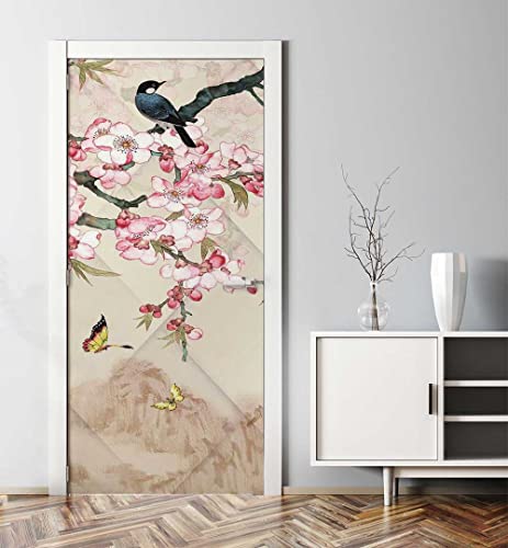 MyMaxxi - Tür bekleben mit Türtapete Türposter Türfolie Selbstklebend 90x200 blühender Blütenzweig mit Vögel - Tür verschönern Türaufkleber Türklebefolie Baum Blume rosa MyMaxxi - Tür bekleben mit Türtapete Türposter Türfolie Selbstklebend 90x200 blühender Blütenzweig mit Vögel - Tür verschönern Türaufkleber Türklebefolie Baum Blume rosa von MyMaxxi