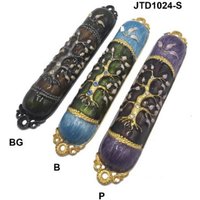 Neue Emaille Tür Mesusa - 10 cm Höhe in Mehreren Designs Menora/Davidstern Baum Des Lebens Hamsa Friedenstaube Shadai Lot von MyMojoCharm