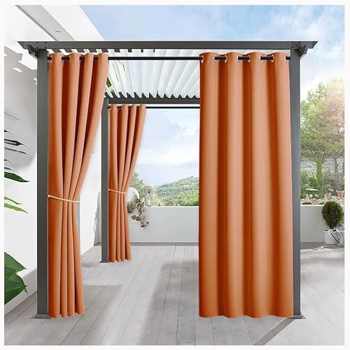 MyNvy vorhänge Outdoor Outdoor Vorhang Schlaufengardine Gartenlauben Balkon-Vorhänge Gardinen Verdunkelungsvorhänge,Vorhang Wasserdicht für Pavillon(1 Panele)(Color:d,Size:3 * 2.7m) von MyNvy