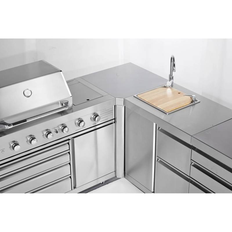 MyOutdoorKitchen Eckmodul Stainless Collection von MyOutDoorKitchen