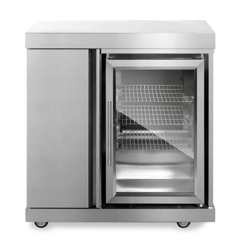 MyOutdoorKitchen Modul mit Kühlschrank und Aufbewahrungsschrank Stainless Collection von MyOutDoorKitchen