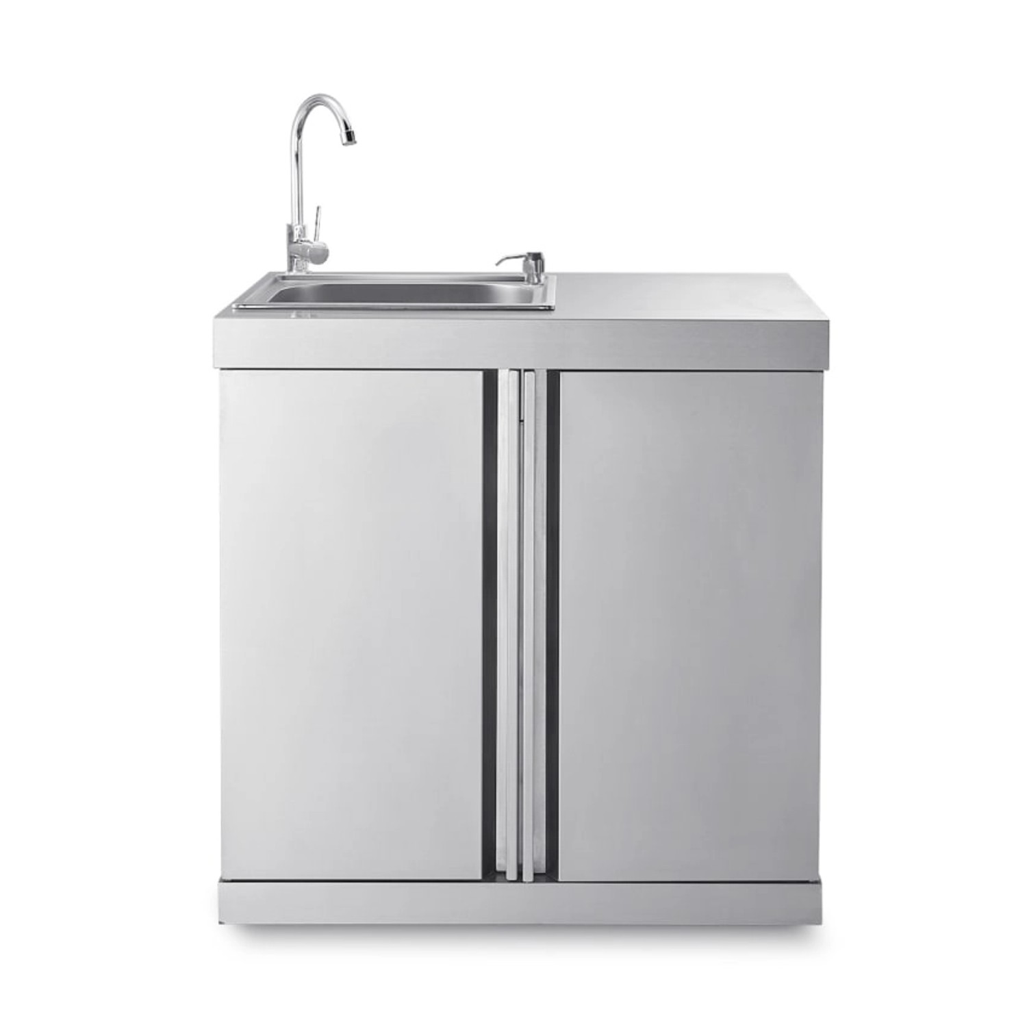 MyOutdoorKitchen Modul mit Spülbecken und Aufbewahrungsschrank Stainless Collection MyOutdoorKitchen Modul mit Spülbecken und Aufbewahrungsschrank Stainless Collection von MyOutDoorKitchen