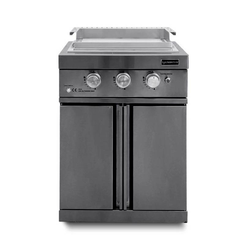 MyOutdoorKitchen Teppanyaki Modul Black Collection von MyOutDoorKitchen