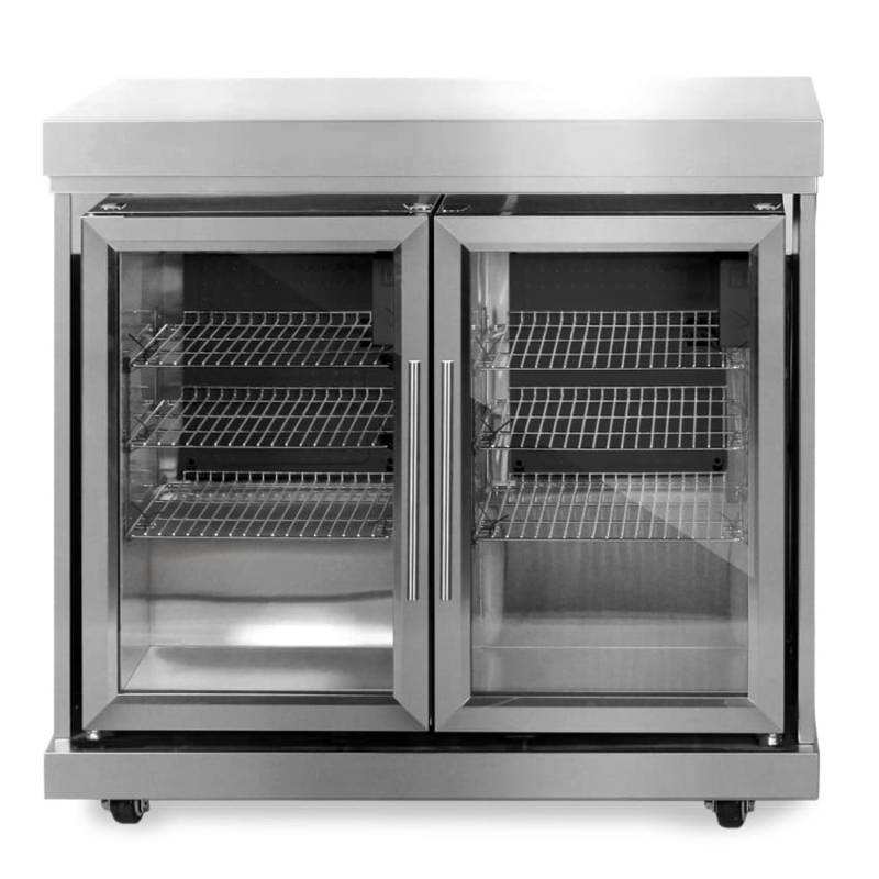 MyOutdoorKitchen Zweitüriger Modul-Kühlschrank Stainless Collection von MyOutDoorKitchen