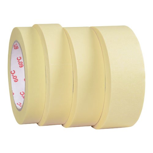 6x Malerkrepp Abdeckband Kreppband Abklebeband Klebeband Malerband Malerbedarf 50mm x 50m Naturkautschuk von MyPack-24