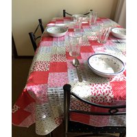 Tischdecke, Baumwolle, Patchwork Blauer Setzkasten, Deko Für Die Küche, Tischläufer, Home Decor von MyPatchworkThings