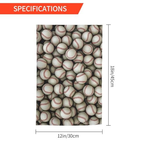 Baseball Print Garten Hof Urlaub Party Hochzeit Outdoor Decor Home Veranda Bauernhaus Saisonale Outdoor V von MyPiky
