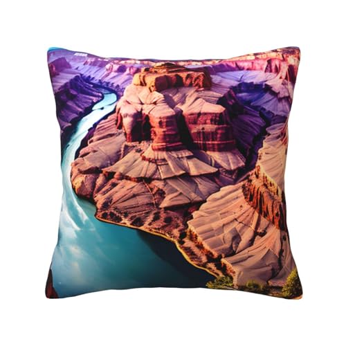 MyPiky Kissenbezug, Motiv: Beauty Grand Canyon, quadratisch, für Couch, Sofa, Schlafzimmer, Büro, Wohnzimmer MyPiky Kissenbezug, Motiv: Beauty Grand Canyon, quadratisch, für Couch, Sofa, Schlafzimmer, Büro, Wohnzimmer von MyPiky
