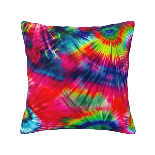 MyPiky Quadratische Kissenbezüge mit Batikmuster, für Couch, Sofa, Schlafzimmer, Büro, Wohnzimmer MyPiky Quadratische Kissenbezüge mit Batikmuster, für Couch, Sofa, Schlafzimmer, Büro, Wohnzimmer von MyPiky